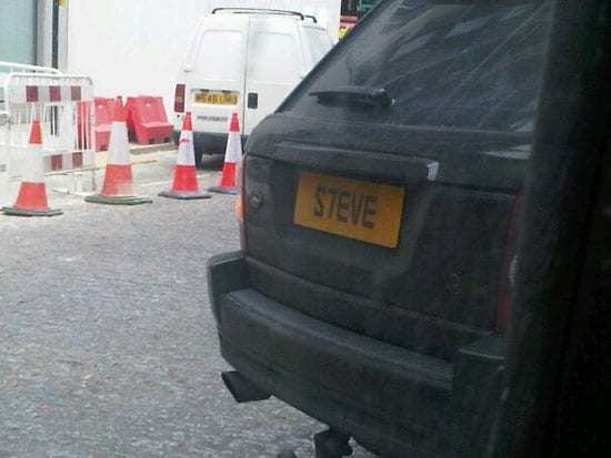 Could the owner possibly be called Steve?