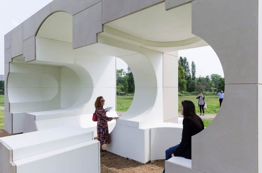 A Serpentine Summer House – Serpentine Galleries summerhouse originally installed in Kensington Gardens for sale – it’ll cost you a bit more than what you might find down at B&Q – For sale through The Modern House for £95,000 ($116,000, €110,000 or درهم427,000) – Designed by Kunlé Adeyemi