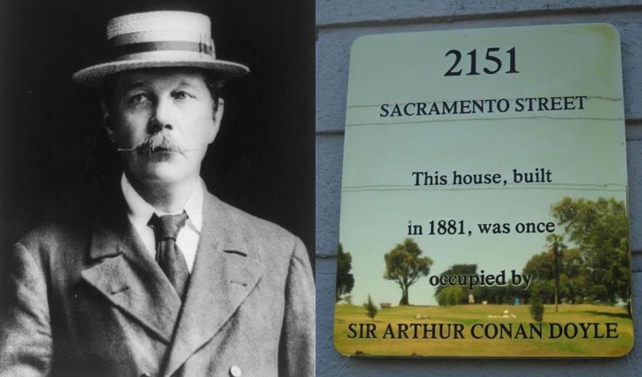 Sir Arthur Conan Doyle did NOT live here – #4, 2151 Sacramento St, San Francisco, CA 94109, USA – For sale through Joel Goodrich for £2.637 million ($3.698 million, €2.979 million or درهم13.581 million) – San Francisco condominium with a plaque that falsely claims Sir Arthur Conan Doyle lived there for sale for £2.6m; it was actually home to a whackjob doctor named Dr Albert Abrams who believed he could cure any disease