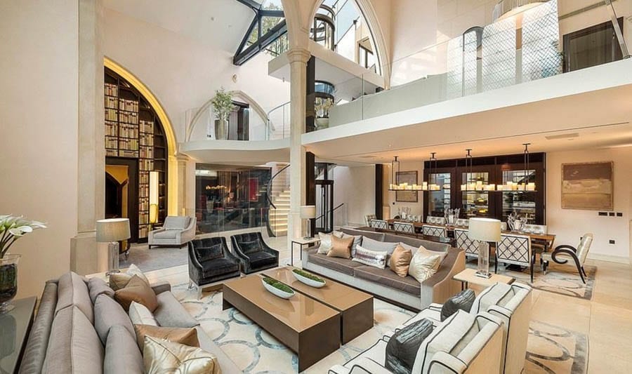 A Hell of a House – Section of Knightsbridge church conversion for sale for 5,000% more than it sold for in 1998 or 450% more than it fetched in 2003 – St Saviour’s House, Walton Street, Knightsbridge, London, SW3 1SA for sale for £55 million ($73 million, €66 million or درهم269 million) through Knight Frank.