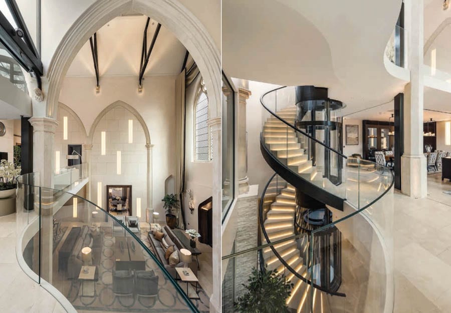 A Hell of a House – Section of Knightsbridge church conversion for sale for 5,000% more than it sold for in 1998 or 450% more than it fetched in 2003 – St Saviour’s House, Walton Street, Knightsbridge, London, SW3 1SA for sale for £55 million ($73 million, €66 million or درهم269 million) through Knight Frank.