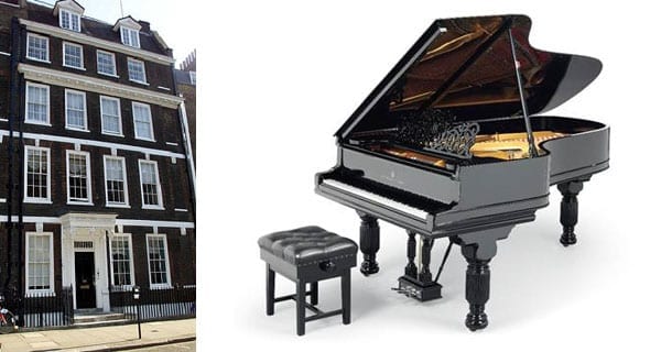 Sting’s Steinway Sells – Sting and Trudie Styler sell contents of their former Queen Anne’s Gate home – Steinway piano sells for £116,500 at Christie’s in London