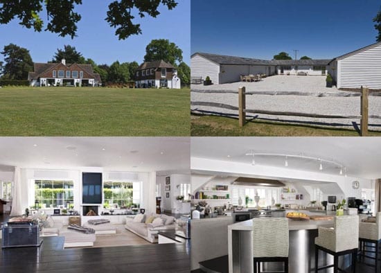 Grant Bovey and Anthea Turner sold their former home, Sundown Cottage, Hascombe Court Farm, Hascombe, Surrey, GU8 4PB after marketing it at £5,750,000 in 2010