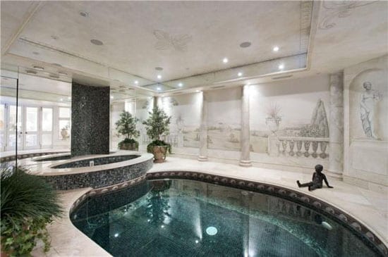 The property also includes a small swimming pool