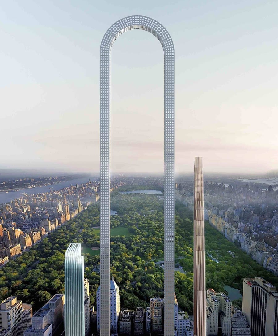 The Big Bend – U-shaped skyscraper by Oiio proposed in Manhattan – Billionaire living in New York might take a U-turn if a proposed skyscraper named the ‘Big Bend’ becomes reality