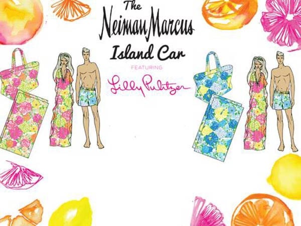 The Island Car – ‘His’ and ‘hers’ Neiman Marcus Island Cars by Lilly Pullitzer – £53,200 ($65,000 or €59,700)