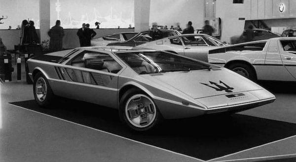 Anything but Australian - One-off 1972 Maserati Boomerang heads to auction for just under £3 million