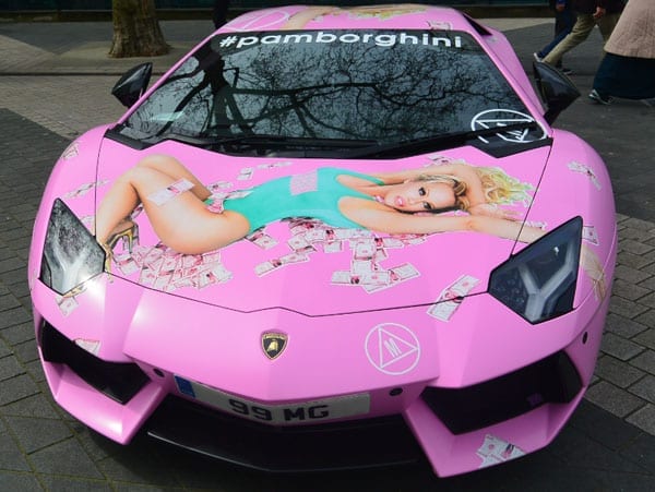 The Pamborghini – Missguided – Pink Lamborghini Aventador – Nitin Passi – London – April 2016