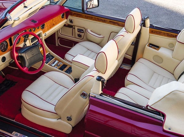A Red Roller – 1995 Rolls-Royce Corniche IV drophead coupé by Mulliner Park Ward – £104,000 to £128,000 ($147,000 to $181,000 or €130,000 to €160,000) – RM Sotheby’s auction – Monaco – 14th May 2016