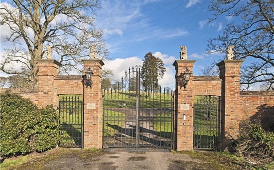 The main entrance to the Cell Park estate off the A5