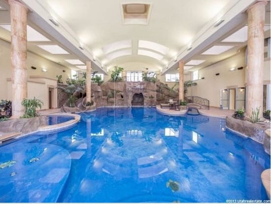 The swimming pool would appeal to Fred Flintstone