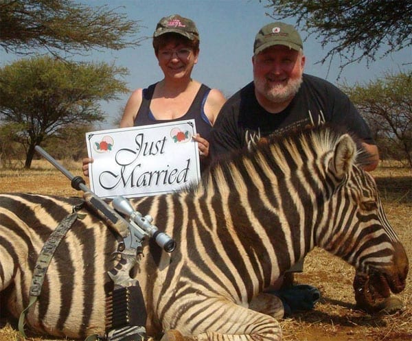 Mocking marriage - Shameful newly married zebra killers