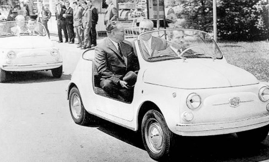 Tito’s Toy – Ex-President Tito 1964 Fiat 500 Jolly Economical by Ghia to be auctioned on 18th May 2017 by Coys of Kensington at their Royal Horticultural Halls sale in Westminster, London, SW1 – Estimate £70,000 to £100,000 ($90,500 to $129,300, €83,200 to €118,900 or درهم332,400 to درهم474,800)