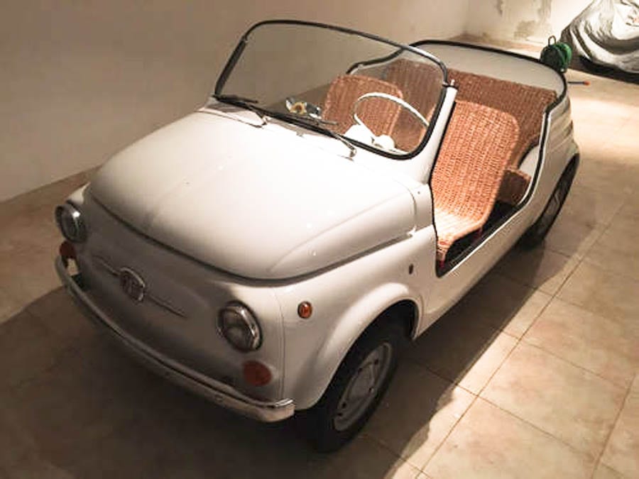 Tito’s Toy – Ex-President Tito 1964 Fiat 500 Jolly Economical by Ghia to be auctioned on 18th May 2017 by Coys of Kensington at their Royal Horticultural Halls sale in Westminster, London, SW1 – Estimate £70,000 to £100,000 ($90,500 to $129,300, €83,200 to €118,900 or درهم332,400 to درهم474,800)
