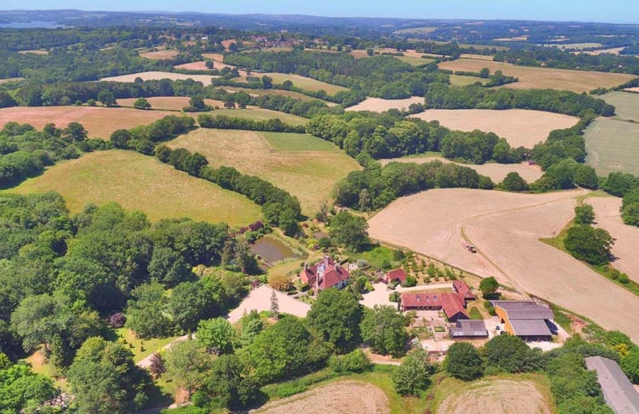 Tremendous Twyssenden - £6.95 million for The Twyssenden Estate, Goudhurst, Kent, United Kingdom, TN17 2RG – Grade II* listed Kentish manor house for sale along with 258 acres of land; its asking price has been reduced by over £1 million through Savills.