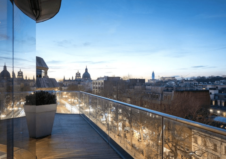 A Price-Cut Penthouse – £16 million for Sixth and Seventh Floor Penthouse at Collier House, 163 – 169 Brompton Road, Knightsbridge, London, SW3 1PY, United Kingdom through Merchants Row – Vast Knightsbridge penthouse for sale for 27% less than the £22 million sum in 2012 but extraordinarily 6,900% more than the £230,000 sum in 1999. Near Harrods and Brompton Oratory.