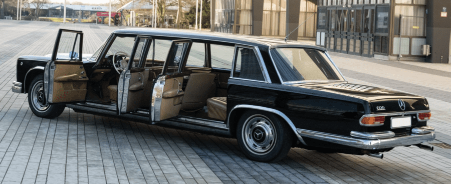 A Grand Old Man’s Grand Old Merc – President Félix Houphouët-Boigny – 1967 Mercedes ‘Dictator Car’ owned until 1993 by the first President of Ivory Coast to be auctioned after being restored at vast expense – 1967 Mercedes-Benz 600 Six-Door Pullman to be sold by RM Sotheby’s at their 24th to 27th June 2020 sale in Essen, Germany on behalf of current owner Dr Urich Speicher. An estimate of £220,000 to £247,000 ($273,000 to $306,000, €250,000 to €280,000 or درهم1 million to درهم1.1 million) has been set.
