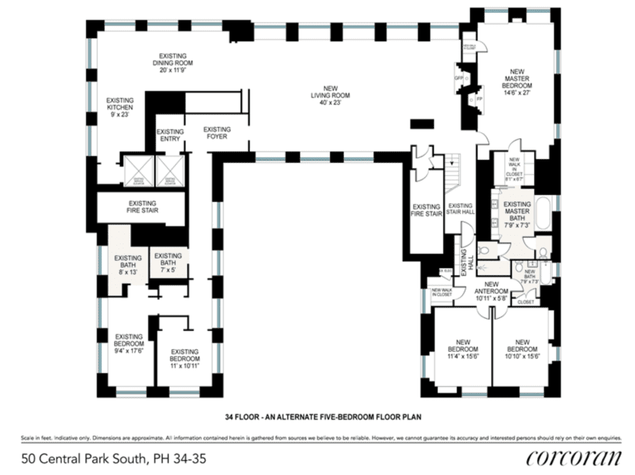 Punting a Penthouse – £39.7 million ($49 million) for Andrew Barron Worden owned Penthouse 34/35, 50 Central Park South, New York, NY 10019, United States of America through Christie’s International Real Estate. Reduced from £77 million ($95 million) through Halstead Property; it’s currently home to an Argentine tango dancer whom moonlights as a financier.