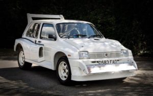 A Mega Priced Metro– 1985 MG Metro 6R4 to be auctioned with an estimate of £180,0000 to £200,000 ($227,000 to $253,000, €200,000 to €222,000 or درهم835,000 to درهم928,000) on 12th January 2019 through Silverstone Auctions at their Autosport International Sale 2019 at the NEC, Birmingham.