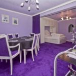 A-bizarre-dining-room-cum-bedroom-is-primarily-purple-also-1