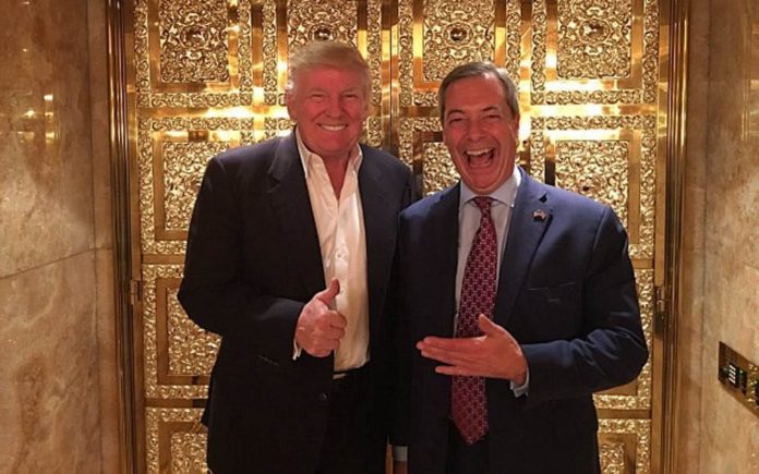 All That Glitters – Donald Trump meets Nigel Farage at Trump Tower on 12th November 2016