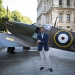 American-entrepreneur-and-philanthropist-Thomas-Kaplan-with-the-Spitfire-MK1-1