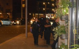 An SW3 raid – Immigration officials raid Crompton Court, Chelsea, London, SW3 – Friday 15th July 2016