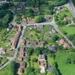 An-aerial-view-of-West-Heslerton-village