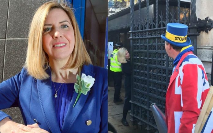 Moron of the Moment – Andrea Jenkyns MP – In calling the legendary Steve Bray an “anti-democratic plonker” obstinate Brexiteer Andrea Jenkyns MP shows herself as a total prat.