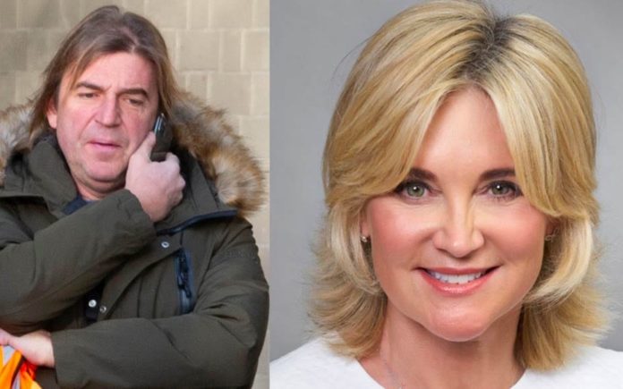 Guttered Anthea – Anthea Turner’s fiancé spotted picking up litter – Anthea Turner’s convicted offender fiancé Mark Armstrong spotted “trawling roads” doing community service after biting a policeman.