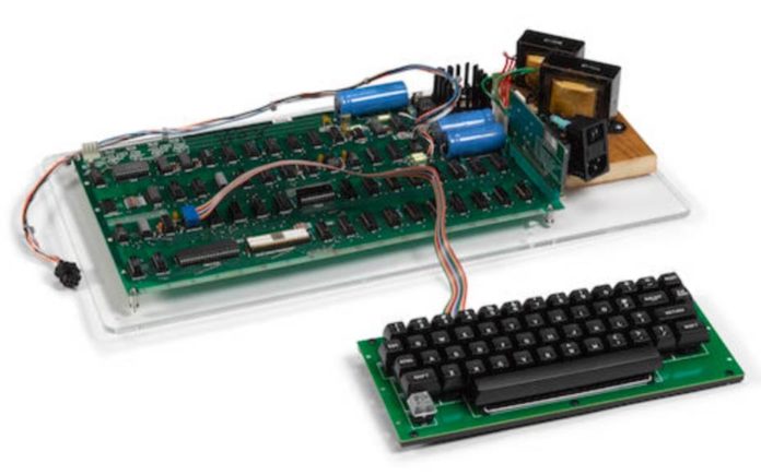 An Expensive Apple – Apple-1 computer for sale for £235,000 – Original Apple-1 computer to be auctioned by Bonhams in New York on 4th December 2019 with an estimate of £156,000 to £234,000 ($200,000 to $300,000, €182,000 to €273,000 or درهم735,000 to درهم1.1 million); it is surprisingly still in “working condition.”
