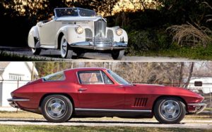 Auctions America Auburn Spring, Indiana sale – 11th to 13th May 2017 – Classic and modern cars and military lots – Five of the best lots on offer including a 1920 Ford Model T Coupé, a 1930 Cunningham V8 33286 Hearse, a 1941 Packard One-Eighty Convertible Victoria by Darrin, a 1967 Chevrolet Corvette 427/390 Coupé and a 1992 AM General M998 Humvee