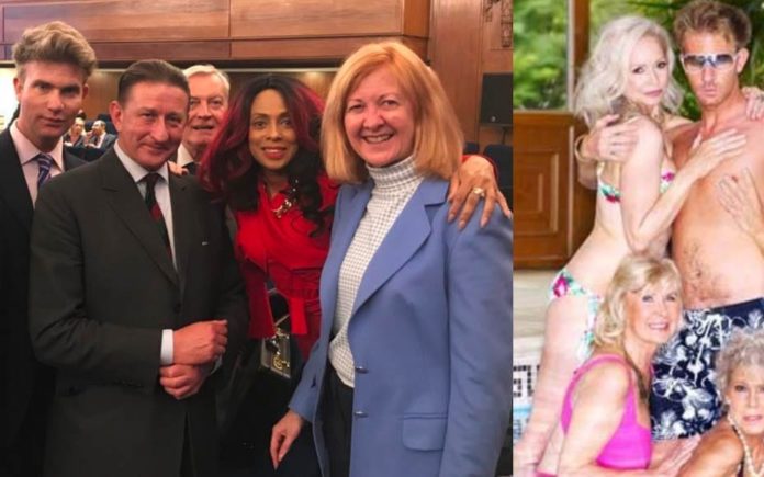 Victoria’s Escort – Lady Borwick hangs out with Benjamin Duncan – Wannabe politician (again) Lady Borwick shares a snap of herself with a onetime male escort to “mature ladies” Benjamin Duncan.