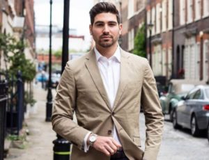 Benjamin Lipari – East London based menswear and travel blogger Benjamin Lipari was born in Italy, grew up in Australia and is described as a “digital comms guru.” He has 16,500 followers on Instagram.