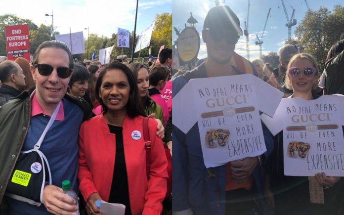 Bog Off Brexit – Matthew Steeples & Gina Miller at People’s Vote March – Matthew Steeples reports on his experiences at the People’s Vote March in London.