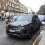 Bumper Bashing in Belgravia Range Rover
