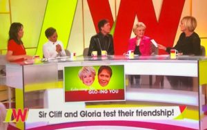 Creepy Cliff – Cliff Richard given another Loose Women platform; yuck – Christian crooner Cliff Richard yet again gets given a platform to spin a yarn (or fifteen) on ‘Loose Women’ – how utterly gross.