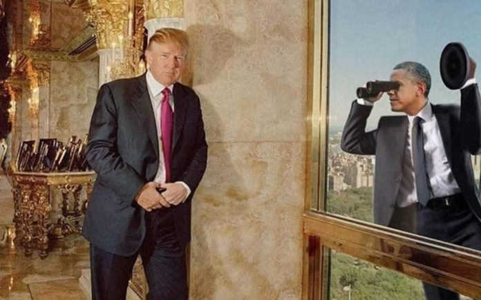 Picture of the Week – Obama caught spying on Trump