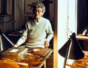 Designer and tastemaker Eileen Gray (1878 – 1976, née Eileen Smith) – A pioneer of both the Art Deco style and the functionalist Modernist movement, bisexual Irish aristocrat Eileen Gray was best known for designing the Bibendum chair and the E-1027 table.