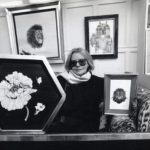 Fleur-Fenton-Cowles-in-Albany-with-some-of-her-paintings-and-one-by-Salvador-Dali-500-1