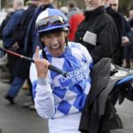 Frankie-Dettori-celebrates-his-success-at-Lingfield