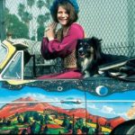 Janis-Joplin-with-her-dog-George-in-the-Porsche-1