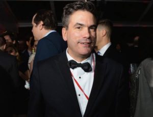 Jeffrey Slonim –Entertainment reporter and walking ad for Ralph Lauren