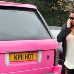 Katie-Price-with-her-pink-Range-Rover-registation-KPII-HOT-1