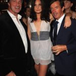 Lord-Brocket-at-a-party-with-his-daughter-Antalya-Nall-Cain-and-photographer-John-Stoddart