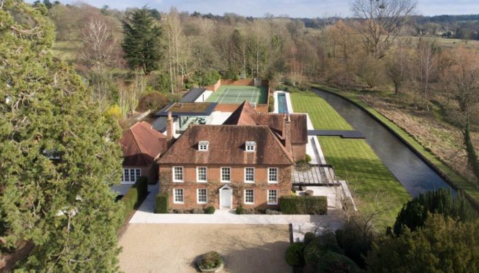 Worthy Water – 18th century house in a “fairytale” setting beside the famous River Itchen chalkstream is not quite what one would expect – Lower Chilland House, Martyr Worthy, Winchester, Hampshire, SO21 1EB – For sale through Savills, priced at £7.5 million ($9.7 million, €8.7 million or درهم35.8 million)