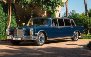 A Dictator Rides – 1969 Mercedes-Benz 600 Four-Door Pullman – To be auctioned with an estimate of of £157,000 to £196,000 ($200,000 to $250,000, €176,000 to €220,000 or درهم735,000 to درهم918,000) and will be sold at RM Sotheby’s Peterson Automotive Museum auction on 8th December.