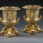Pair-of-George-III-silver-gilt-wine-coolers-1