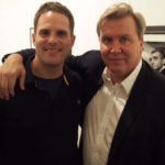 Polo-player-Jamie-Morrison-with-Salvage-Europe-founder-James-Ruig-in-front-of-a-John-Stoddart-photograph-of-Martin-Scorsese-1