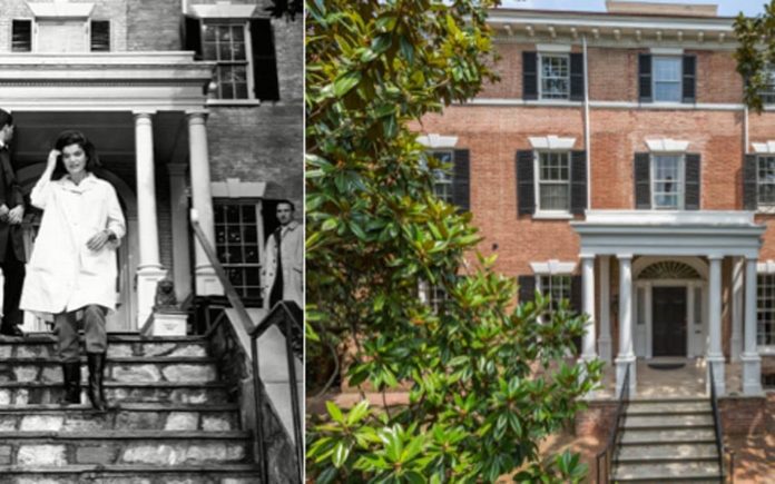 Reducing a Kennedy – 3017 N St NW, Washington, DC 20007 – Reduced from £7.677 million ($9.750 million or €9.109 million or درهم‎‎35.811 million) to £7.075 million ($8.995 million or €8.403 million or درهم‎‎33.038 million) – Home of Jacqueline Kennedy in 1964